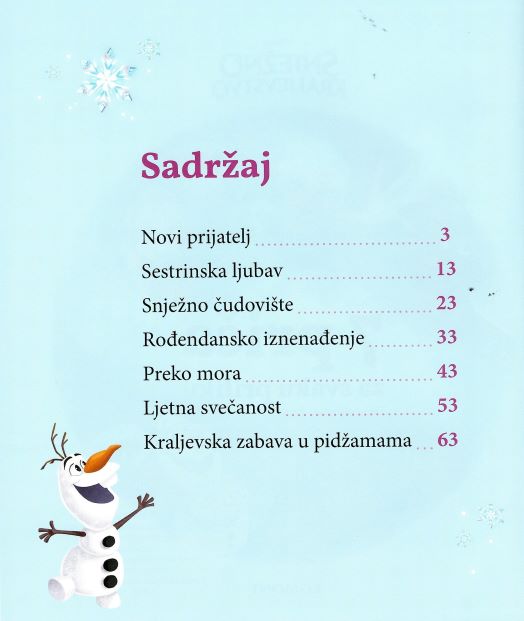 Snježno kraljevstvo_7 priča za svaku priliku_sadržaj