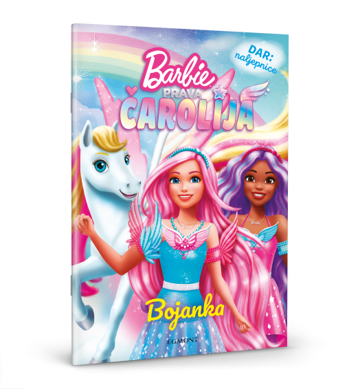 978-953-13-3040-4 Barbie Prava čarolija Bojanka s nalj 3D maketa