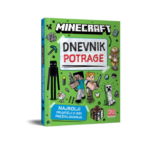 Minecraft Dnevnik potrage 3D maketa