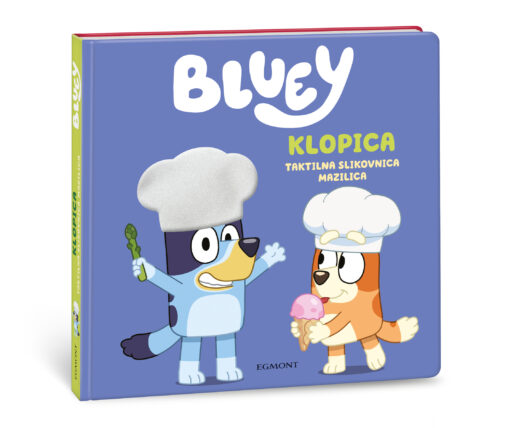 Bluey: Klopica Taktilna slikovnica mazilica