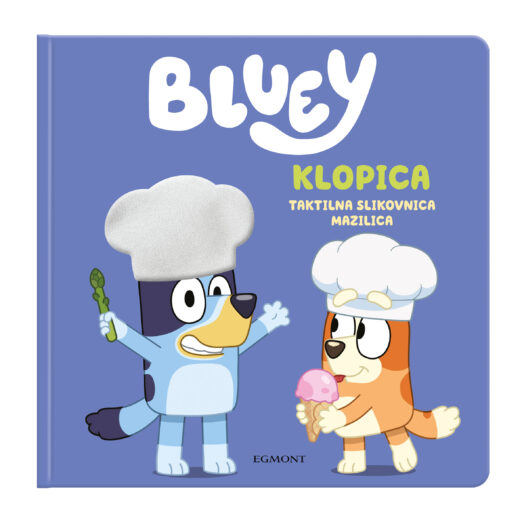 Bluey: Klopica Taktilna slikovnica mazilica